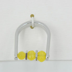French Connection Yellow Bead Ring Size 7 NWT